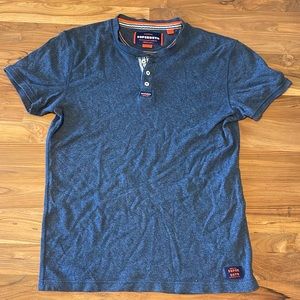 Superdry men’s Henley short sleeve